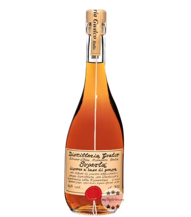 Distilleria Gualco Superla Liquore a Base di Grappa / 42 % vol / 0,7 Liter-Flasche