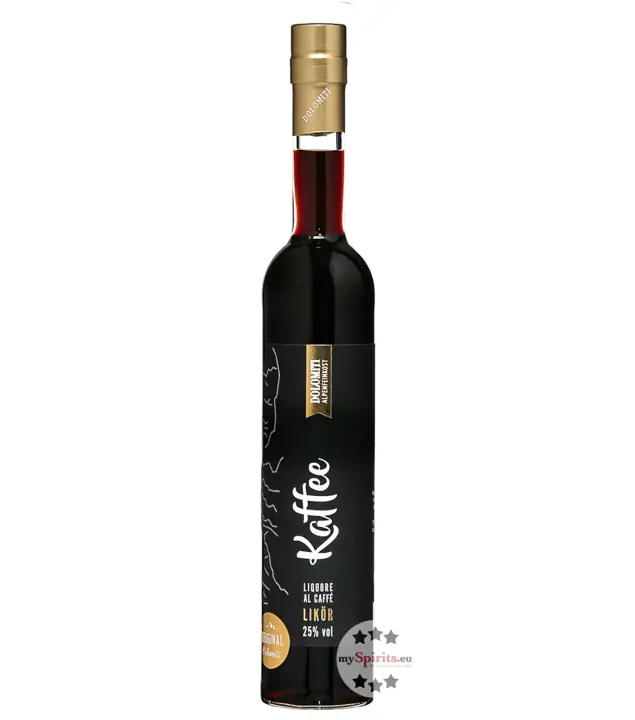 Dolomiti Alt Wiener Kaffee-Likör / 25 % Vol. / 0,5 Liter-Flasche