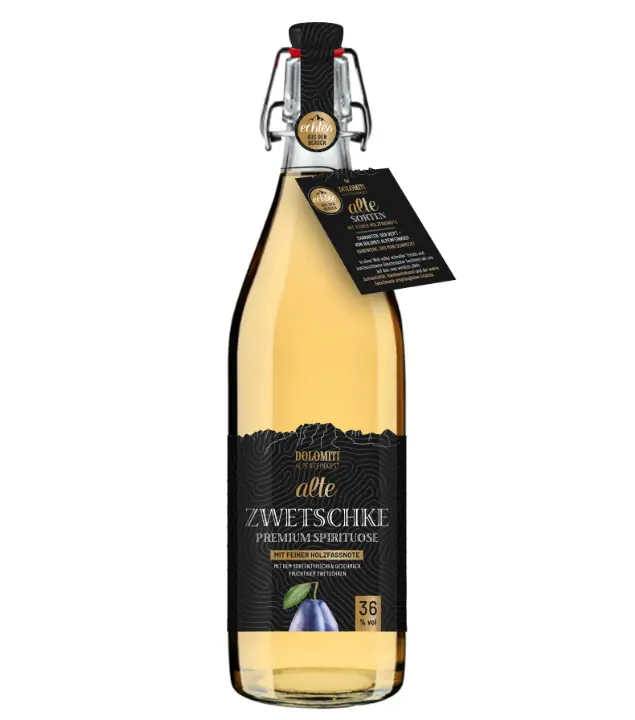 Alte Zwetschke / 36 % vol / 1,0 Liter-Flasche