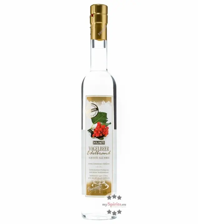 Dolomiti Vogelbeer Edelbrand / 40 % Vol. / 0,5 Liter-Flasche