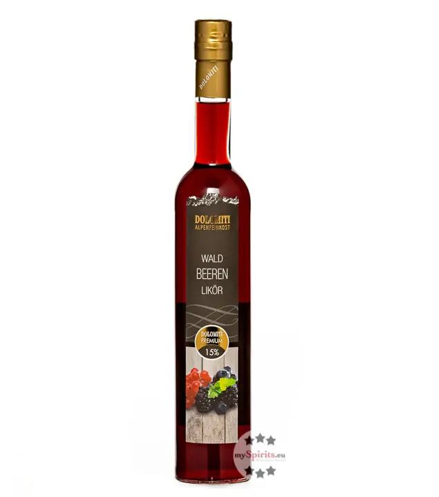 Dolomiti Waldbeeren Likör / 15 % Vol. / 0,5 Liter-Flasche