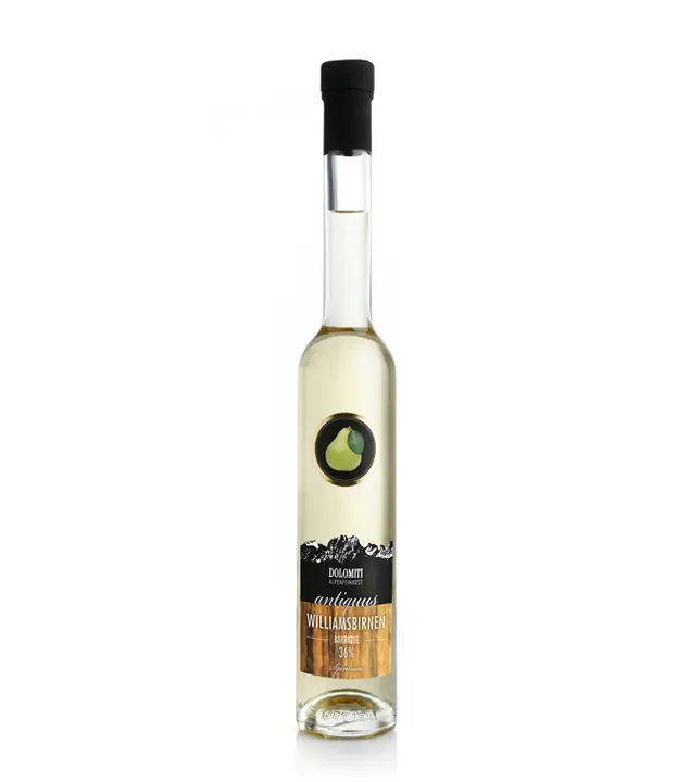 Dolomiti Antiquus Williamsbirnen Barrique / 36 % Vol. / 0,35 Liter