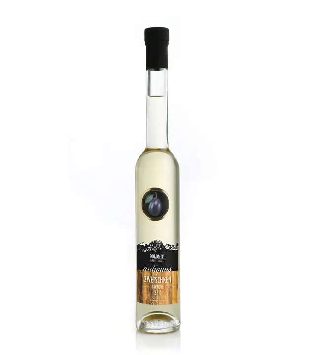 Dolomiti Antiquus Zwetschken Barrique / 36 % Vol. / 0,35 Liter