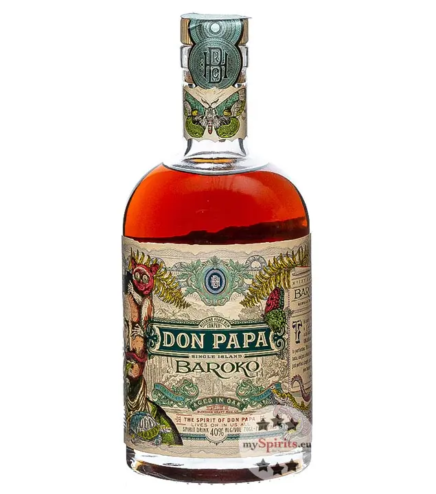 Don Papa Baroko (Rum-Basis) Spirit Drink / 40 % Vol. / 0,7 Liter-Flasche
