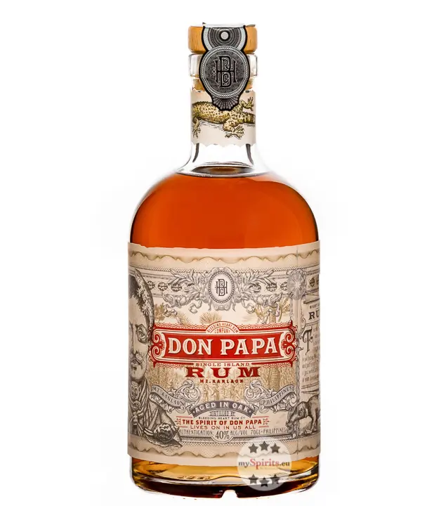 Don Papa Rum 7 Philippinischer Single Island Rum / 40 % Vol. / 0,7 Liter-Flasche