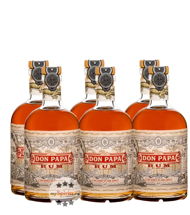 Don Papa Rum aus Philippinien / 40 % Vol. / 6 x 0,7 Liter-Flasche