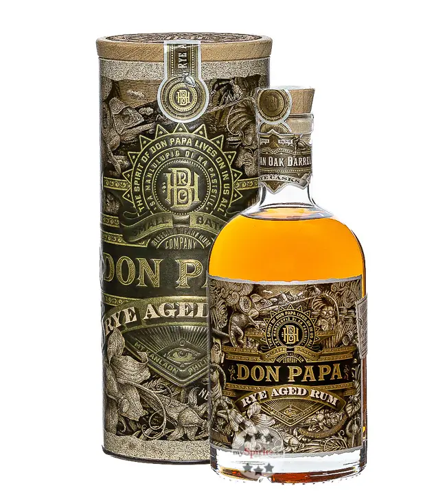 Don Papa Rye Cask Rum Limited Edition / 45 % Vol. / 0,7 Liter-Flasche in Geschenkdose