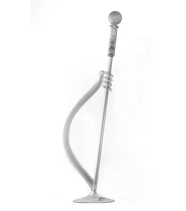 Villa de Varda: Dosierhilfe/Großpipette für Grappa Großflaschen – Spillatore aus Glas / Höhe: 70cm
