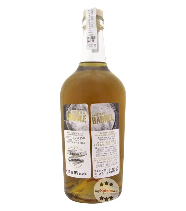 Douglas Laing’s Double Barrel Ardbeg & Glenrothes Blended Malt Whisky / 46 % Vol. / 0,7 Liter-Flasche