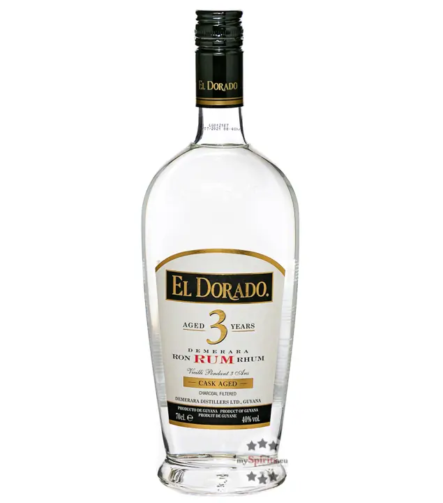 El Dorado 3 Years Demerara Rum / 40 % Vol. / 0,7 Liter-Flasche