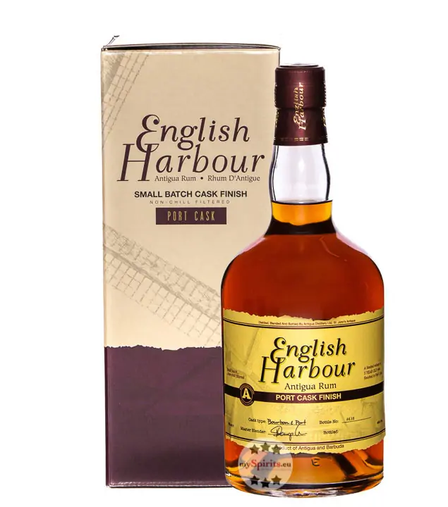 English Harbour Rum: Port Cask Finish / 46 % Vol. / 0,7 Liter-Flasche in Geschenkkarton