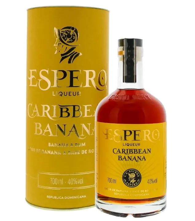 Espero Caribbean Banana Liqueur / 40 % vol / 0,7 Liter-Flasche