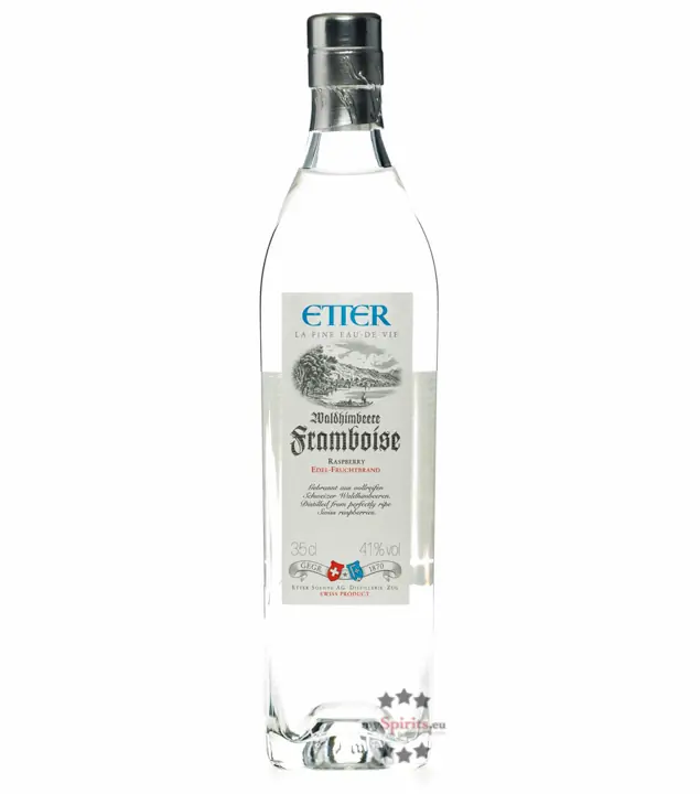 Etter Framboise – Himbeergeist aus Waldhimbeeren / 41% vol. 0,35 Liter-Flasche