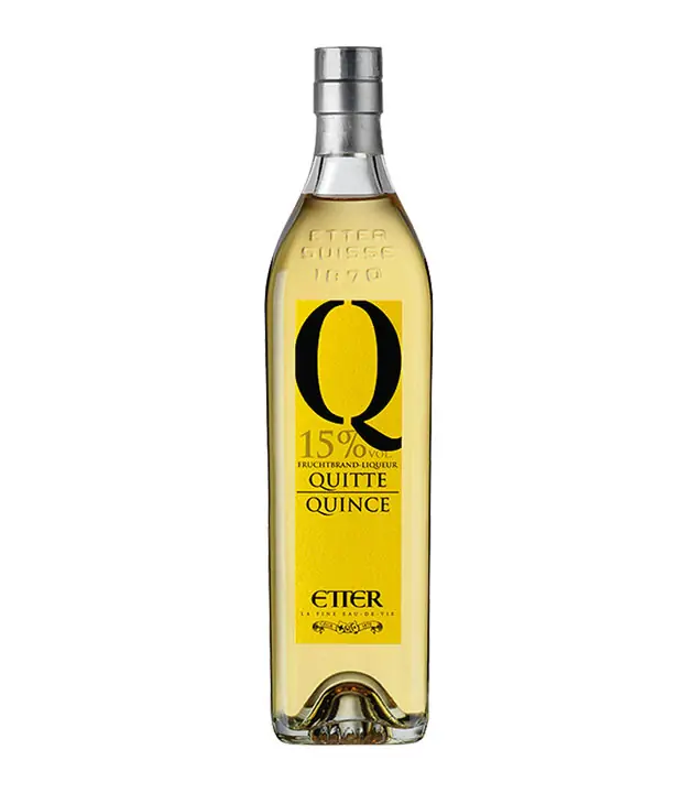 Etter Quitte –Quittenlikör mit echtem Fruchtbrand / 15 % vol. 0,35 Liter-Flasche