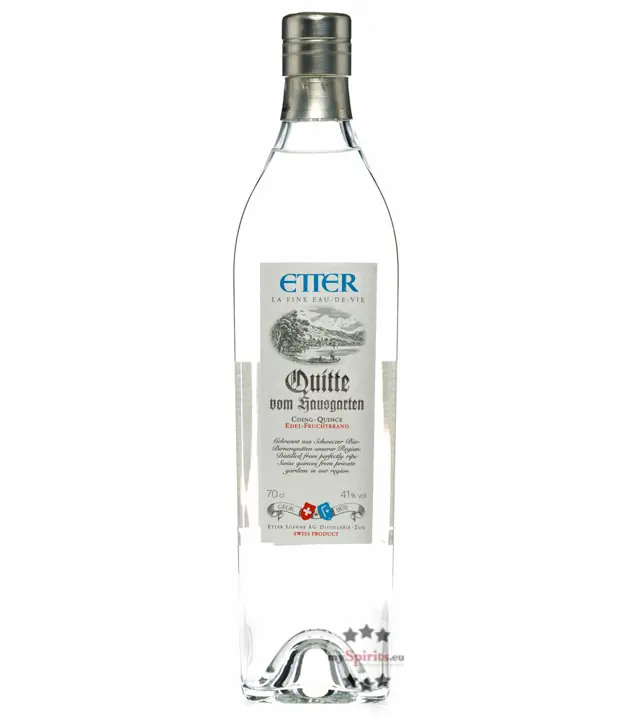 Etter Quitte vom Hausgarten – Quittenbrand aus heimischen, schweizer Früchten aus Privatgärten / 41% vol. 0,7 Liter-Flasche