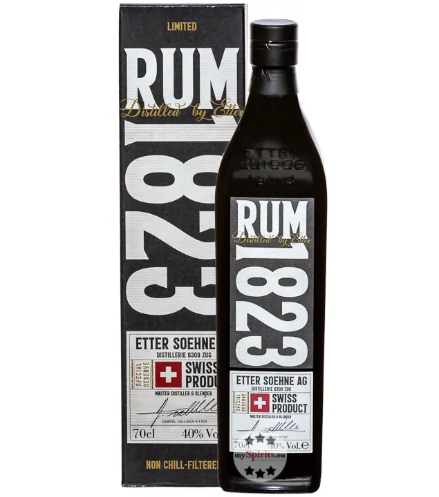 Etter Rum 1823 / 40 % Vol. / 0,7 Liter-Flasche in Geschenkkarton