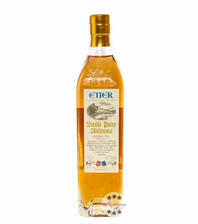 Etter Vieille Poire Williams – Alte Birne-Brand aus dem Barrique / 40% vol. 0,35 Liter-Flasche