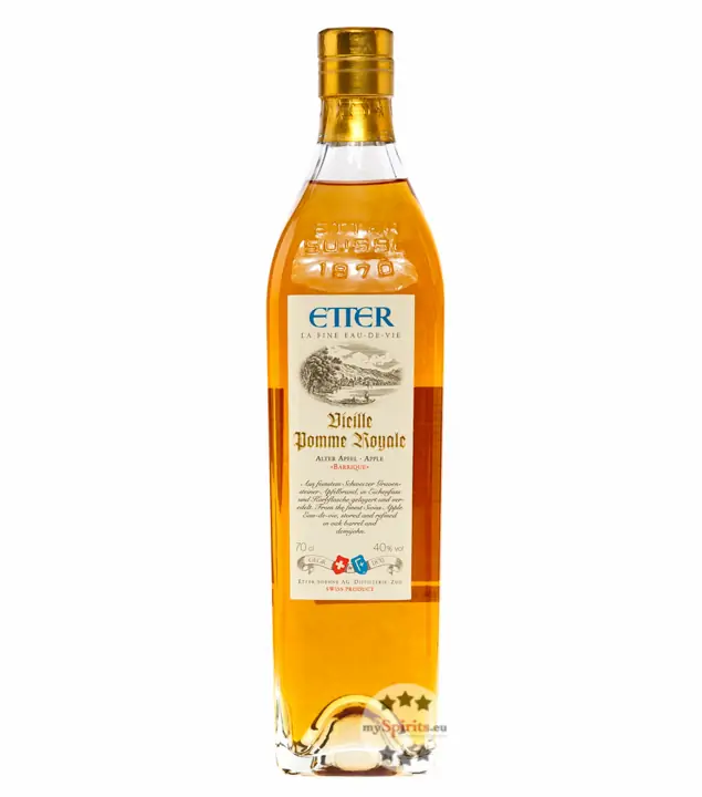 Etter Vieille Pomme Royale – Alter Apfel Brand aus dem Barrique / 40% vol. 0,7 Liter-Flasche