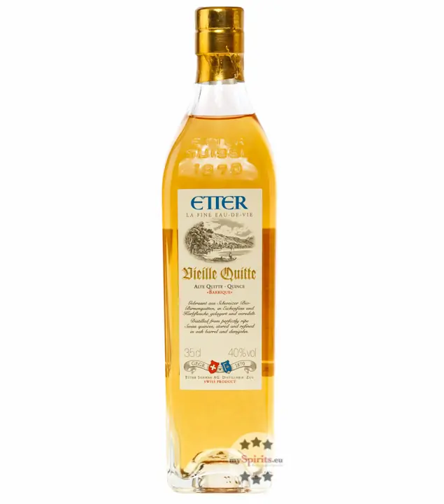 Etter Vieille Quitte – Alte Quitte-Brand aus dem Barrique / 40% vol. 0,35 Liter-Flasche