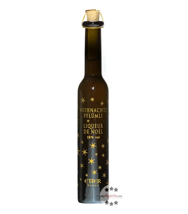 Etter: Weihnachtspflümli Likör / 18 % Vol. / 0,2 Liter-Flasche