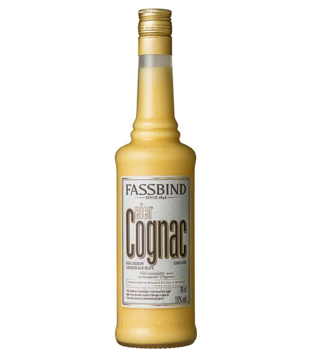 Fassbind Eier Cognac Likör / 15 % vol / 0,7 Liter-Flasche