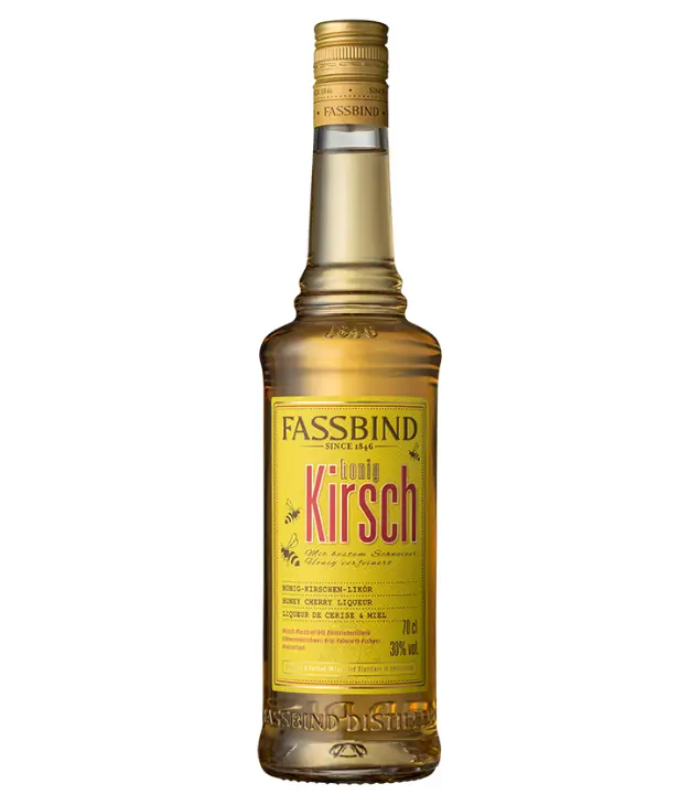 Fassbind Honig-Kirsch Likör / 30 % vol / 0,7 Liter-Flasche