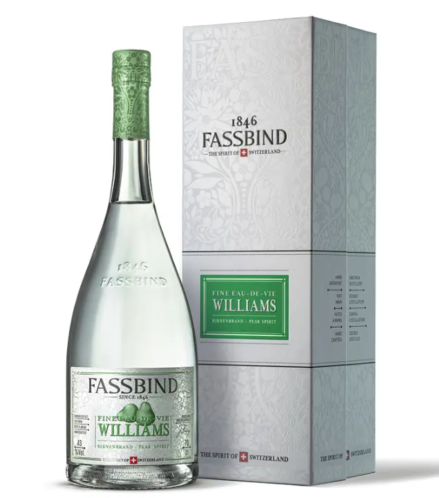Fassbind Williams Fine Eau de Vie / 41 % Vol. / 0,7 Liter-Flasche