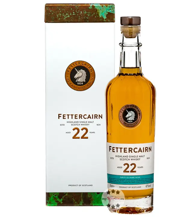 Fettercairn 22 Years Highland Single Malt Scotch Whisky / 47 % Vol. / 0,7 Liter-Flasche in Geschenkbox