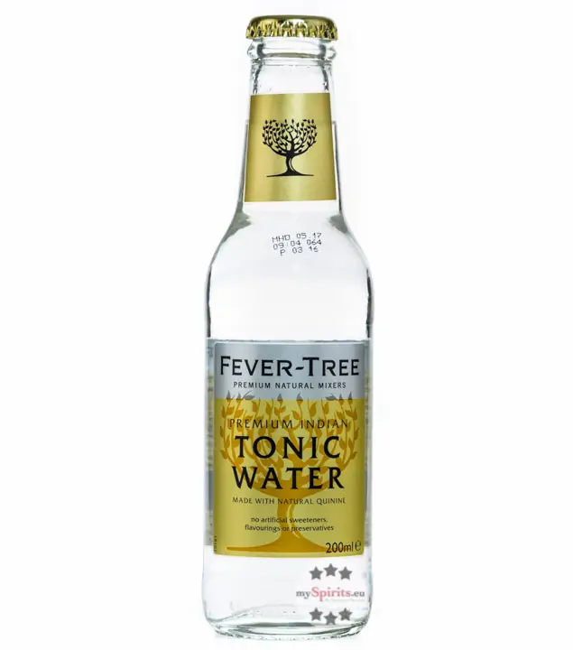 Fever-Tree Premium Indian Tonic Water / 0 % Vol. / 0,2 Liter-Flasche inkl. 0,15 € Pfand