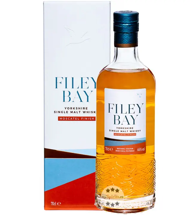Filey Bay Moscatel Finish Yorkshire Single Malt Whisky / 46 % Vol. / 0,7 Liter-Flasche in Geschenkkarton