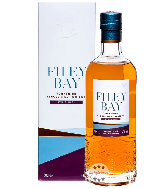 Filey Bay STR Finish Yorkshire Single Malt Whisky / 46 % Vol. / 0,7 Liter-Flasche in Geschenkkarton