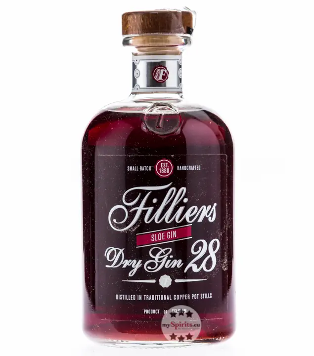 Filliers Dry Gin 28 Sloe Gin / 26 % vol. / 0,5 Liter-Flasche