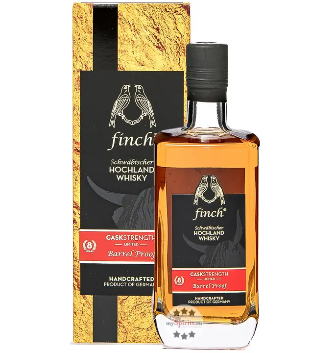 Finch Whisky Barrel Proof 19 Schwäbischer Hochland Whisky / 54 % Vol. / 0,5 Liter-Flasche
