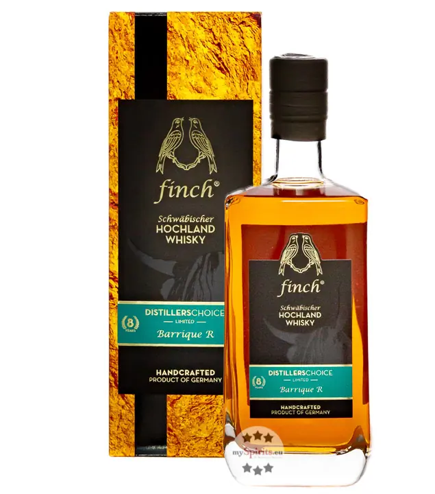 Finch Whisky Barrique R 19 Schwäbischer Hochland Whisky / 42 % Vol. / 0,5 Liter-Flasche