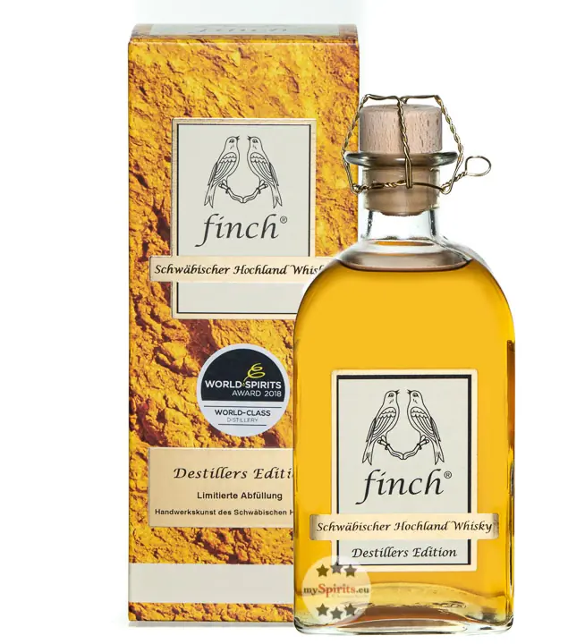 Finch Whisky Destillers Edition Schwäbischer Hochland Whisky / 42 % Vol. / 0,5 Liter-Flasche
