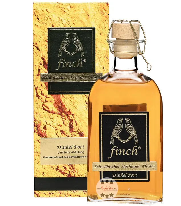 Finch Whisky Dinkel Port Schwäbischer Hochland Whisky Black Label / 42 % Vol. / 0,5 Liter-Flasche