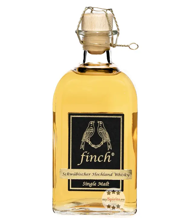 Finch Whisky Single Malt Sherry Schwäbischer Hochland Whisky Black Label / 42 % Vol. / 0,5 Liter-Flasche