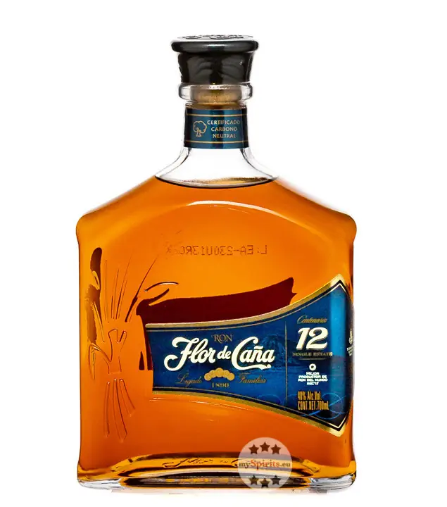 Flor de Cana 12 Jahre Centenario Rum / 40 % Vol. / 0,7 Liter-Flasche