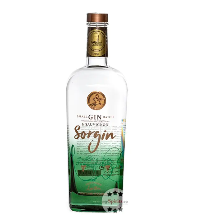 François Lurton: Sorgin Small Batch Gin & Sauvignon / 43 % Vol. / 0,7 Liter-Flasche