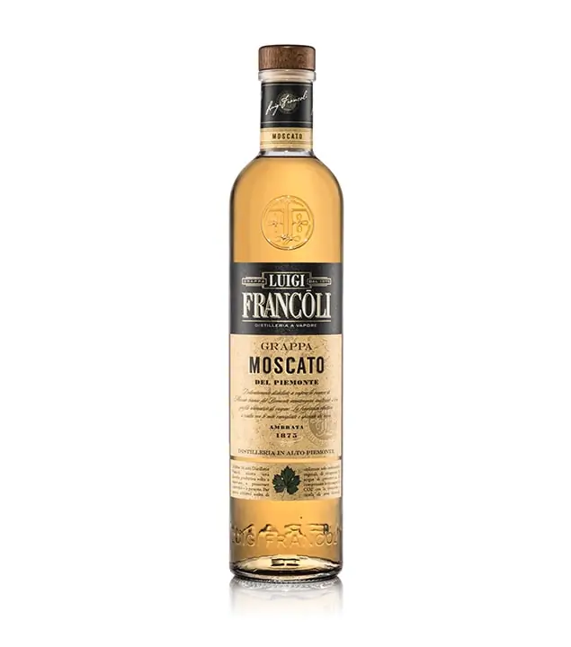 Francoli: Moscato del Piemonte in Barrique Grappa / 41,5 % vol / 0,7 Liter-Flasche