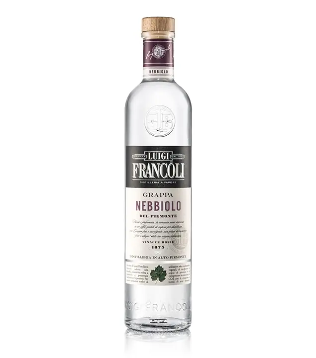 Francoli: Nebbiolo del Piemonte Grappa / 41,5 % vol / 0,7 Liter-Flasche