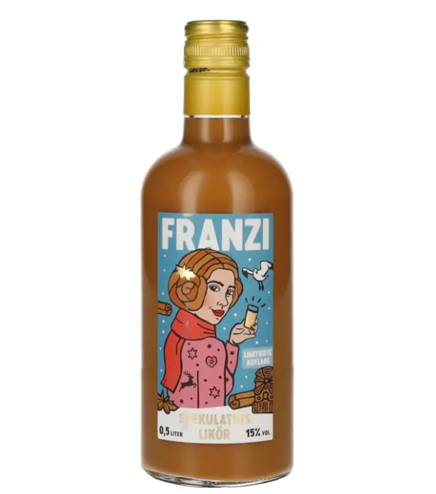 Franzi Spekulatius Likör / 15 % vol / 0,5 Liter-Flasche