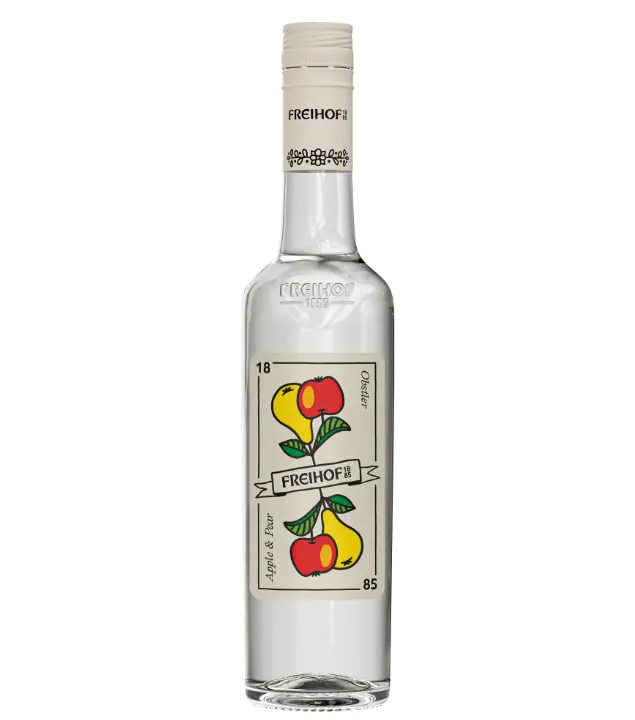 Freihof 1885 Obstler Schnaps / 38 % vol. / 0,5 Liter-Flasche