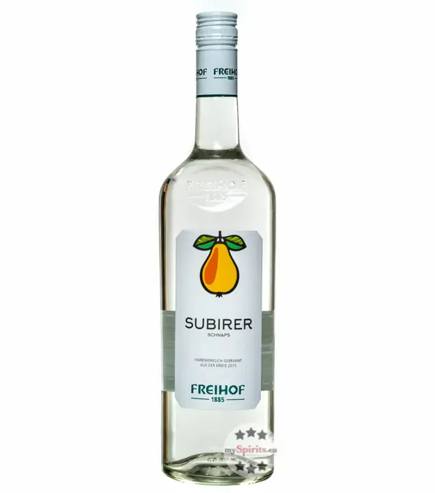 Freihof 1885 Subirer Schnaps / 38 % vol. / 1,0 Liter-Flasche