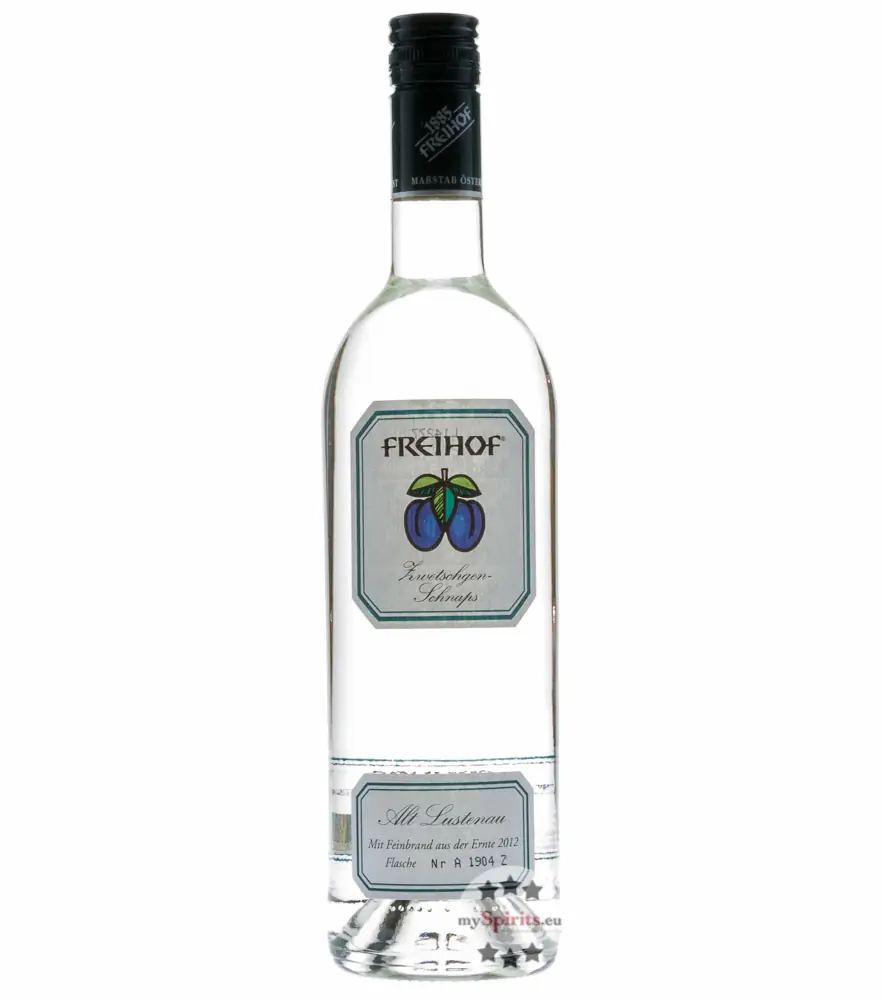 Freihof: "Alt Lustenau" Zwetschgen-Schnaps /  38% Vol. / 0,7 Liter