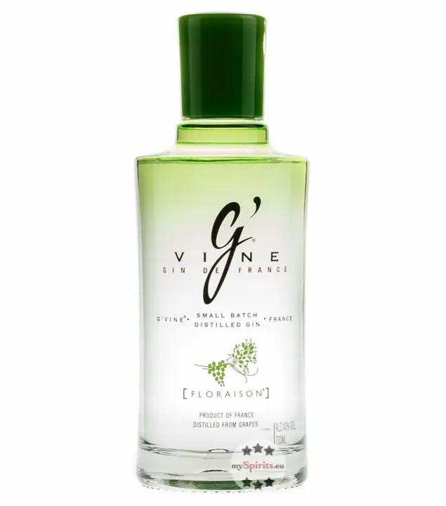 G‘Vine Floraison Gin – Frischer Gin mit Blütennote aus der Weinblüte / 40 % vol. 0,7 Liter-Flasche
