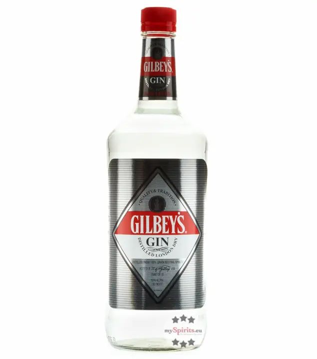 Gilbey’s Distilled London Dry Gin - Bar Liter / 40 % vol. / 1,0 Liter-Flasche
