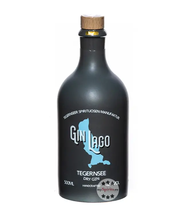 Tegernseer Spirituosen Manufaktur Gin Lago Tegernsee Dry Gin / 42 % Vol. / 0,5 Liter-Flasche