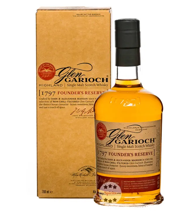 Glen Garioch Founder's Reserve Highland Single Malt Scotch Whisky / 48 % Vol. / 0,7 Liter-Flasche in Geschenkbox