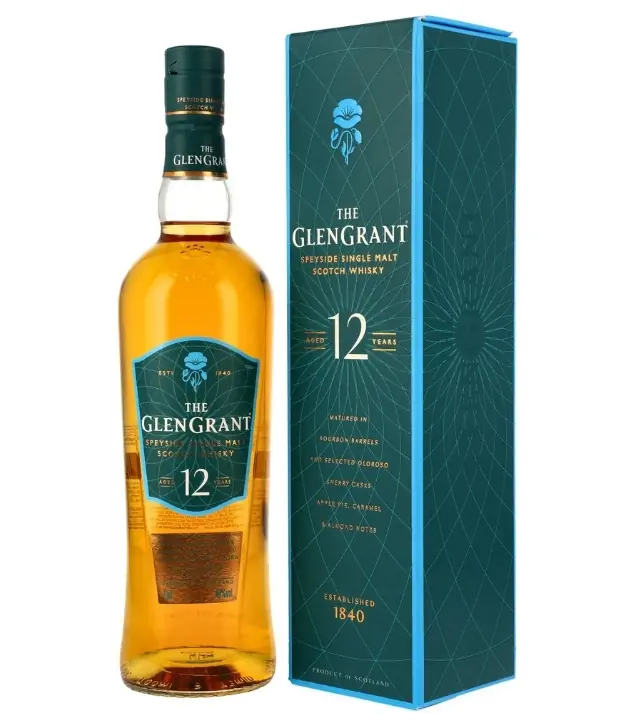 The Glen Grant 12 Jahre Single Malt Scotch Whisky / 43 % Vol. / 0,7 Liter-Flasche in Geschenkbox